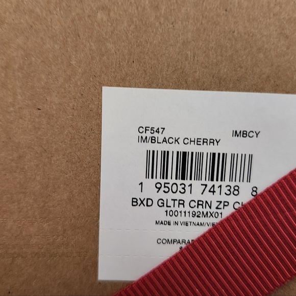 Coach Glitter Corner Zip Wristlet - Picture 4 of 7